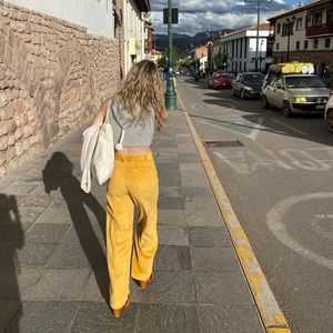 Yellow pants